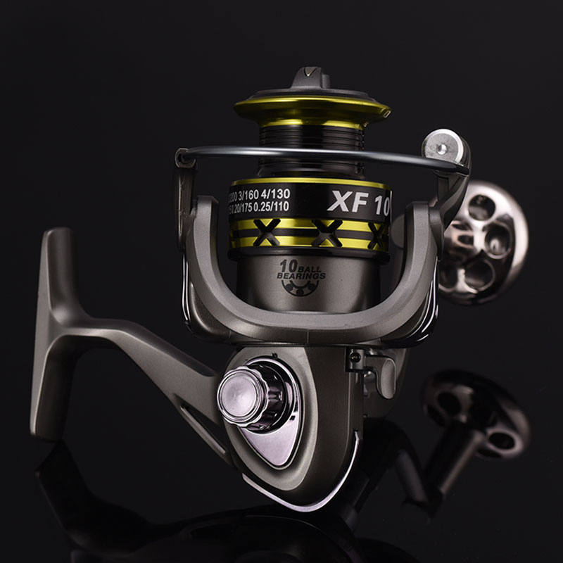 AQST 高品質(zhì) XF1000-6000 金屬線軸卷線器、旋轉(zhuǎn)釣魚卷線器